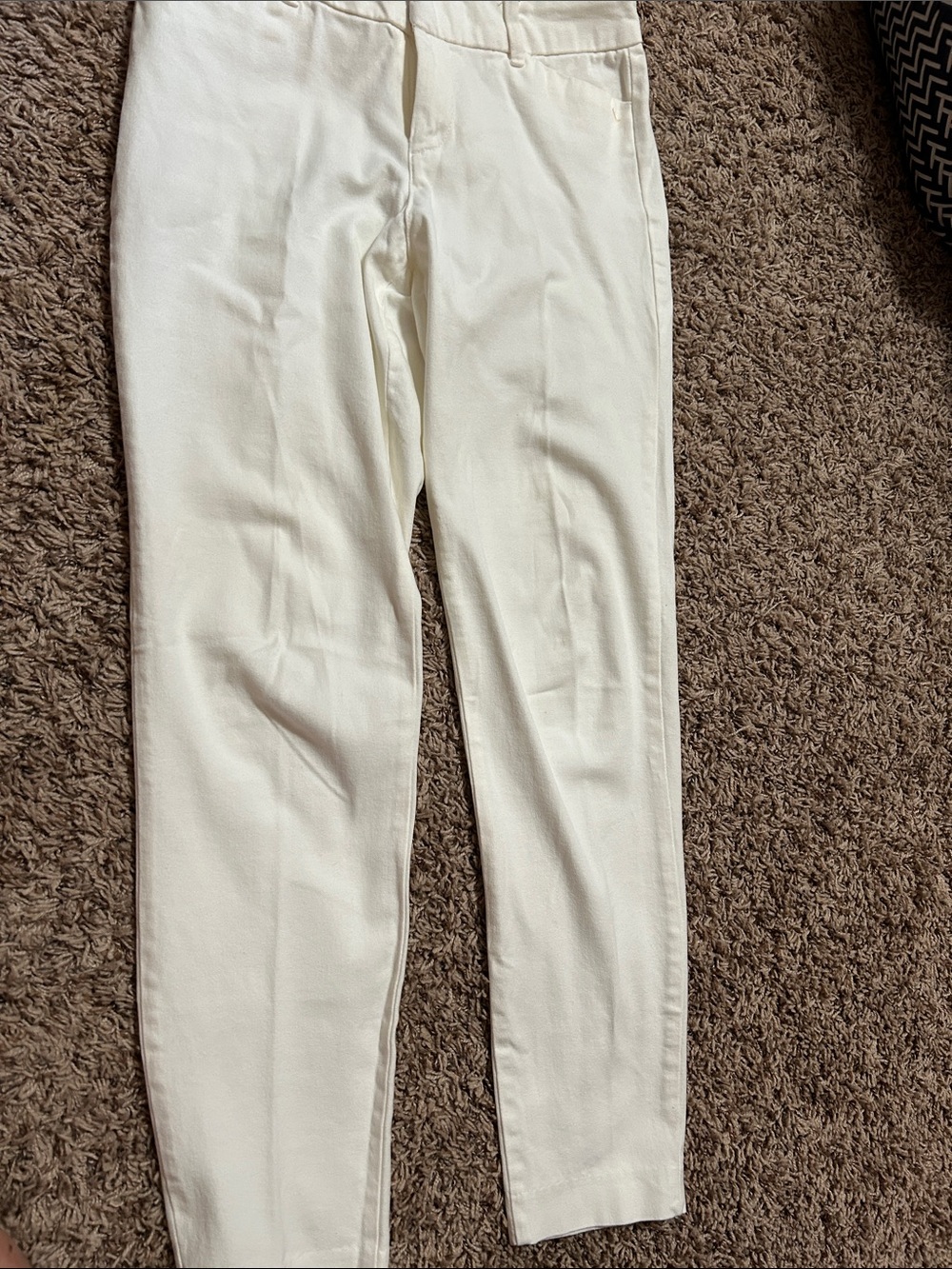 Old Navy Cream Straight-Leg Women's Pants
